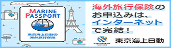 東京海上日動の海外旅行保険のお申込みは、インターネットで完結！