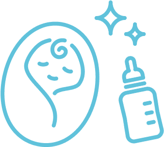 育休をイメージしたイラスト